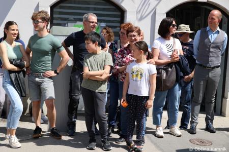 Kamnik danes v znamenju maturantske četvorke, v kateri je zaplesalo preko 200 maturantk in maturantov (20)